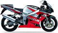 NAKLEJKI NA MOTOCYKL JUULA DO SUZUKI GSXR 750 2001 CZARNY Y7L CZERWONY Y7M
