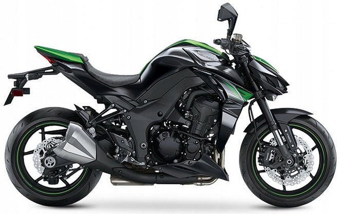 NAKLEJKI NA MOTOCYKL JUULA DO KAWASAKI Z 1000 2017 CZARNY ZIELONY