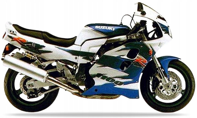 NAKLEJKI JUULA DO SUZUKI GSX-R 1100 1995 M18 BIAŁY NIEBIESKI NO.1