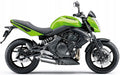 NAKLEJKI JUULA NA MOTOCYKL KAWASAKI ER 6N 2009-2011 ZIELONY 777 TRANSPARENT