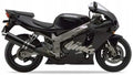 NAKLEJKI NA MOTOCYKL JUULA DO KAWASAKI ZX 7R 1998 PURPUROWO CZARNY 20