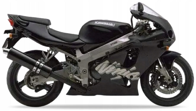 NAKLEJKI NA MOTOCYKL JUULA DO KAWASAKI ZX 7R 1998 PURPUROWO CZARNY 20