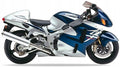NAKLEJKI NA MOTOCYKL JUULA DO SUZUKI GSX 1300 R HAYABUSA 2003 CN5 NIEBIESKI 1LF SREBRNY