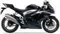 NAKLEJKI NA MOTOCYKL JUULA DO SUZUKI GSX-R 1000 2009 CZARNY 019 MAT CZARNY NO.2 YKV