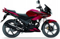 Naklejki na motocykl Honda Cbf 125 2013 Czerwony R320 - Juula