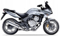 Naklejki na motocykl Honda Cbf 600 S 2007-2009 Srebrny Nha48 - Juula