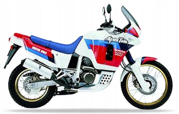 NAKLEJKI JUULA DO HONDA XRV 750 AFRICA TWIN 1990-1991 BIAŁY NH138H