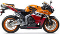 Naklejki na motocykl Honda Cbr 600 Rr 2013 Repsol Pomarańczowy Yr250 - Juula
