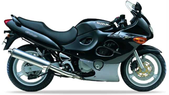 NAKLEJKI NA MOTOCYKL JUULA DO SUZUKI GSX 600 F 1999 CZARNY 33J