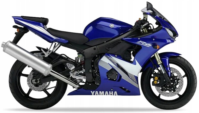 NAKLEJKI NA MOTOCYKL JUULA DO YAMAHA YZF R6 2005 NIEBIESKI RJ09