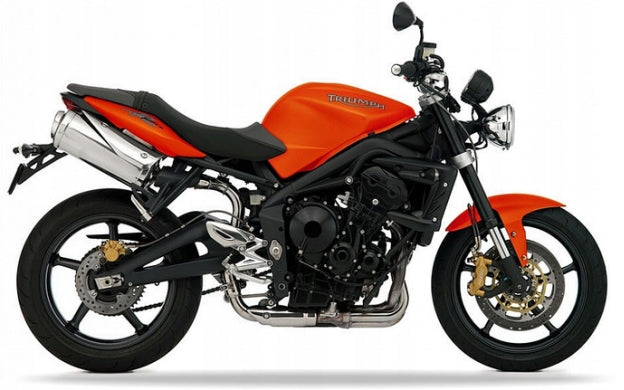 NAKLEJKI NA MOTOCYKL JUULA DO TRIUMPH STREET TRIPLE 675 R 2009-2011 POMARAŃCZOWY