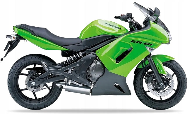 NAKLEJKI JUULA NA MOTOCYKL DO KAWASAKI ER 6F 2008 LIMONKOWO-ZIELONY 777