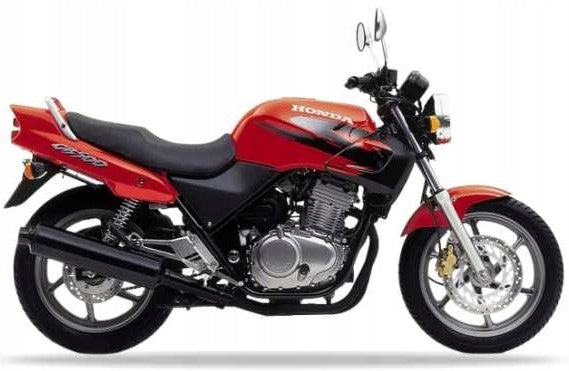 NAKLEJKI NA MOTOCYKL JUULA DO HONDA CB 500 1998-1999 POMARAŃCZOWY YR201B