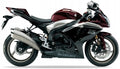 NAKLEJKI NA MOTOCYKL JUULA DO SUZUKI GSX-R 1000 2009 CIEMNY CZERWONY YMK CZARNY 019