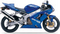 NAKLEJKI NA MOTOCYKL JUULA DO KAWASAKI ZX 6R 2004 NIEBIESKI E1