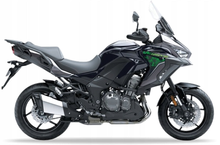 NAKLEJKI NA MOTOCYKL JUULA DO KAWASAKI VERSYS 1000 S 2022 SZARO-CZARNY