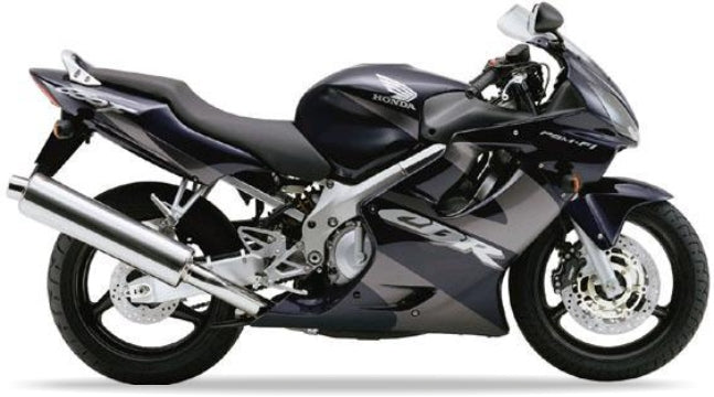 NAKLEJKI JUULA NA MOTOCYKL DO HONDA CBR 600 F 2002 CZARNY NH1 GRAFITOWY
