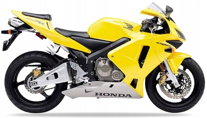 NAKLEJKI JUULA NA MOTOCYKL DO HONDA CBR 600 RR 2003 ŻÓŁTY Y163