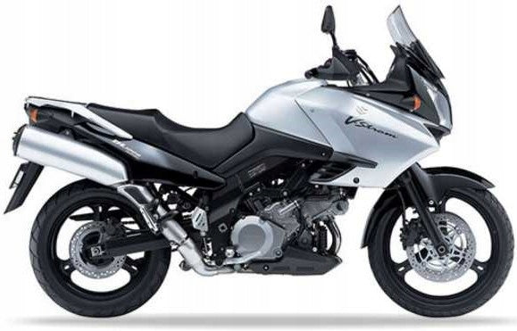 NAKLEJKI JUULA NA MOTOCYKL DO SUZUKI DL 1000 V-STROM 2004-2005 SREBRNY YDA