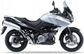 NAKLEJKI JUULA NA MOTOCYKL DO SUZUKI DL 1000 V-STROM 2004-2005 SREBRNY YDA