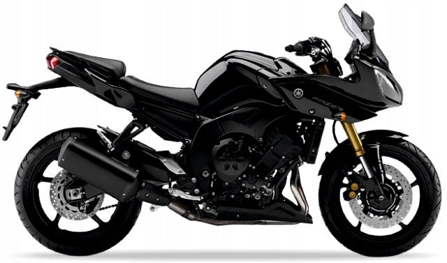 NAKLEJKI NA MOTOCYKL JUULA DO YAMAHA FZ8 S FAZER 2010-2011 CZARNY METALIK X SMX