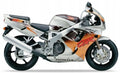Naklejki na motocykl Honda Cbr 900 Rr 1994-1995 Srebrno-Pomarańczowy Yr125K - Juula