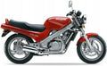 NAKLEJKI JUULA NA MOTOCYKL DO HONDA NTV 650 REVERE 1991-1992 CZERWONY R107