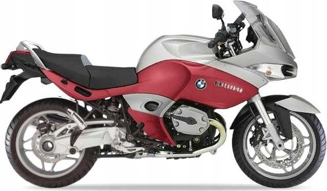 NAKLEJKI JUULA NA MOTOCYKL DO BMW R 1200 ST 2005-2007 CZERWONY