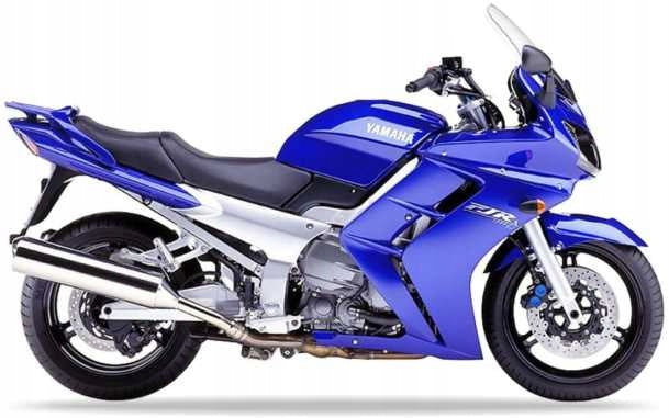 NAKLEJKI JUULA NA MOTOCYKL DO YAMAHA FJR 1300 2001-2002 NIEBIESKI C
