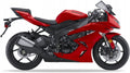 NAKLEJKI NA MOTOCYKL JUULA DO KAWASAKI ZX 6R 2009-2010 CZERWONY R9