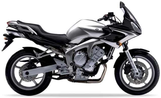 NAKLEJKI NA MOTOCYKL JUULA DO YAMAHA FZ6 S FAZER 2004-2005 SREBRNY S3