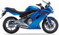NAKLEJKI JUULA NA MOTOCYKL DO KAWASAKI ER 6F 2007 NIEBIESKI 723