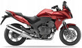Naklejki na motocykl Honda Cbf 1000 F 2010-2016 Czerwony R320 - Juula