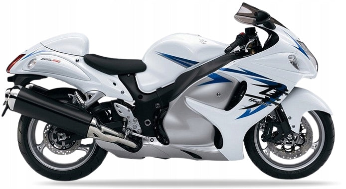 NAKLEJKI NA MOTOCYKL JUULA DO SUZUKI GSX 1300 R HAYABUSA 2009 FGF BIAŁY YBD SREBRNY YMD