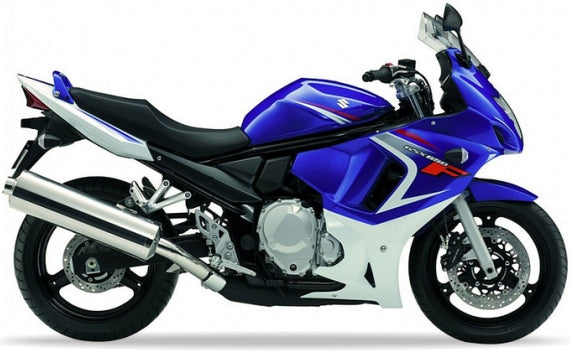 NAKLEJKI NA MOTOCYKL JUULA DO SUZUKI GSX 650 F 2008 NIEBIESKI BIAŁY CWH