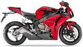Naklejki na motocykl Honda Cbr 1000 Rr 2008 Fireblade Czerwony R258 - Juula