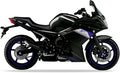 NAKLEJKI NA MOTOCYKL JUULA DO YAMAHA XJ-6 DIVERSION F 2014 CZARNY MBL2