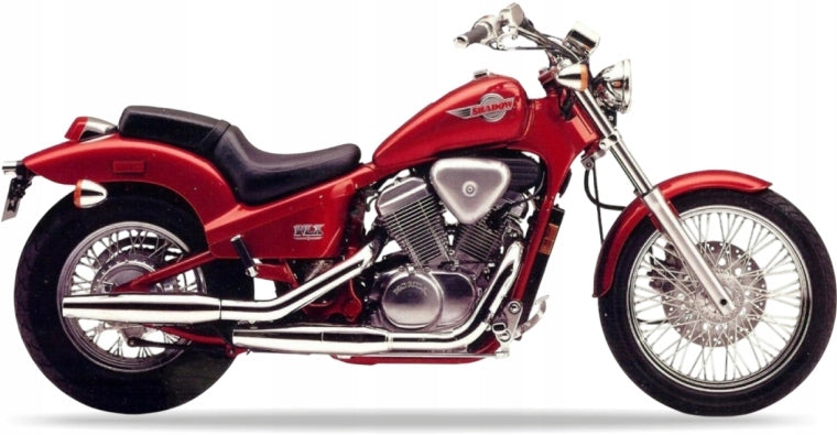 Naklejki na motocykl Honda Shadow Vt 600 Vlx 1993-1995 Czerwony R101 - Juula