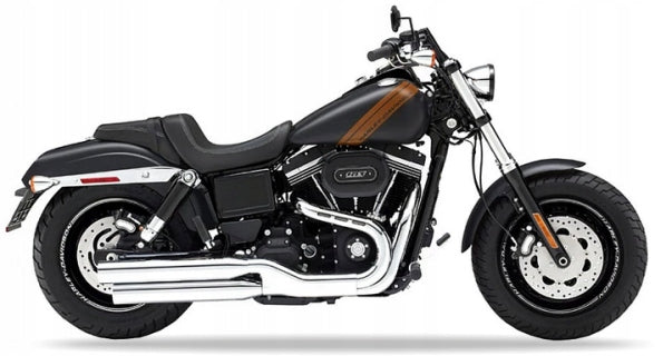 NAKLEJKI NA MOTOCYKL JUULA DO HARLEY DAVIDSON FXDF DYNA FAT BOB 2014-2016 CZARNY POMARA