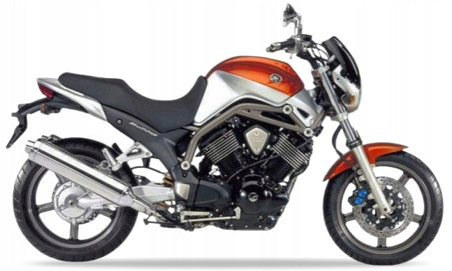 NAKLEJKI NA MOTOCYKL JUULA DO YAMAHA BT 1100 BULLDOG 2001-2007 POMARAŃCZOWY 7 DOM7