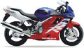 NAKLEJKI JUULA NA MOTOCYKL DO HONDA CBR 600 F 2000 NIEBIESKI PB215 CZERWONY