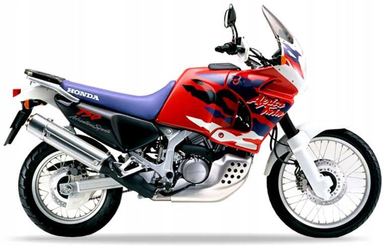 NAKLEJKI JUULA DO HONDA XRV 750 AFRICA TWIN 1996-1999 CZERWONY R127A