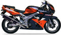 NAKLEJKI NA MOTOCYKL JUULA DO KAWASAKI ZX 9R 1996 FIOLETOWY POMARAŃCZOWY