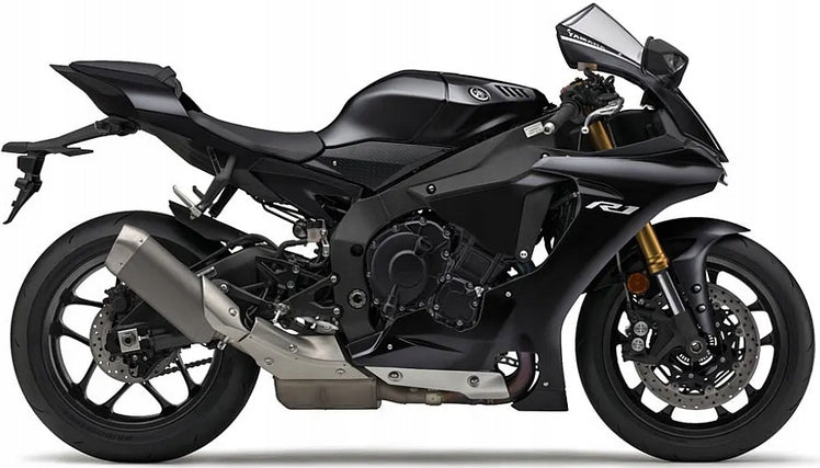 NAKLEJKI NA MOTOCYKL JUULA DO YAMAHA YZF R1 2017-2019 MAT CIEMNY SZARY 6 RN32