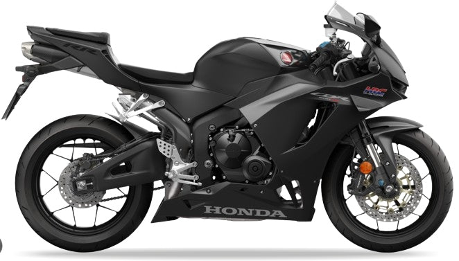 Naklejki na motocykl Honda Cbr 600 Rr 2018-2019 Grafitowo-Czarny Nhb01 - Juula