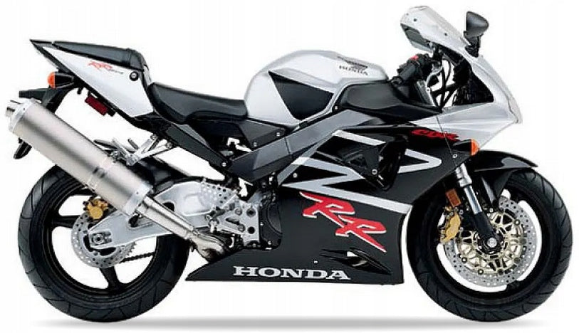 Naklejki na motocykl Honda Cbr 954 Rr 2002-2003 Usa Srebrno-Czarny Nh146 - Juula