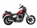 NAKLEJKI NA MOTOCYKL JUULA DO KAWASAKI LTD 450 1986-1990 CZERW