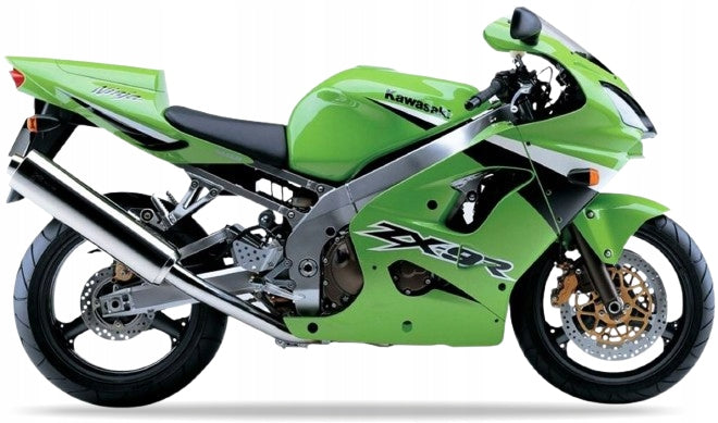NAKLEJKI NA MOTOCYKL JUULA DO KAWASAKI ZX 9R 2003 ZIELONY 7F