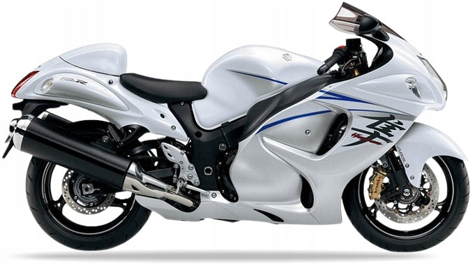 NAKLEJKI NA MOTOCYKL JUULA DO SUZUKI GSX 1300 R HAYABUSA 2016 ARA BIAŁY RB5 SREBRNY YMD