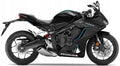 Naklejki na motocykl Honda Cbr 650 R 2023 Czarny Matt Nh436 Niebieski - Juula